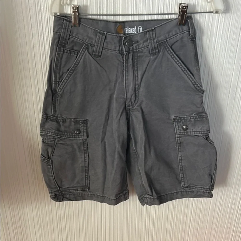 Carhartt Men's Charcoal Cargo Shorts